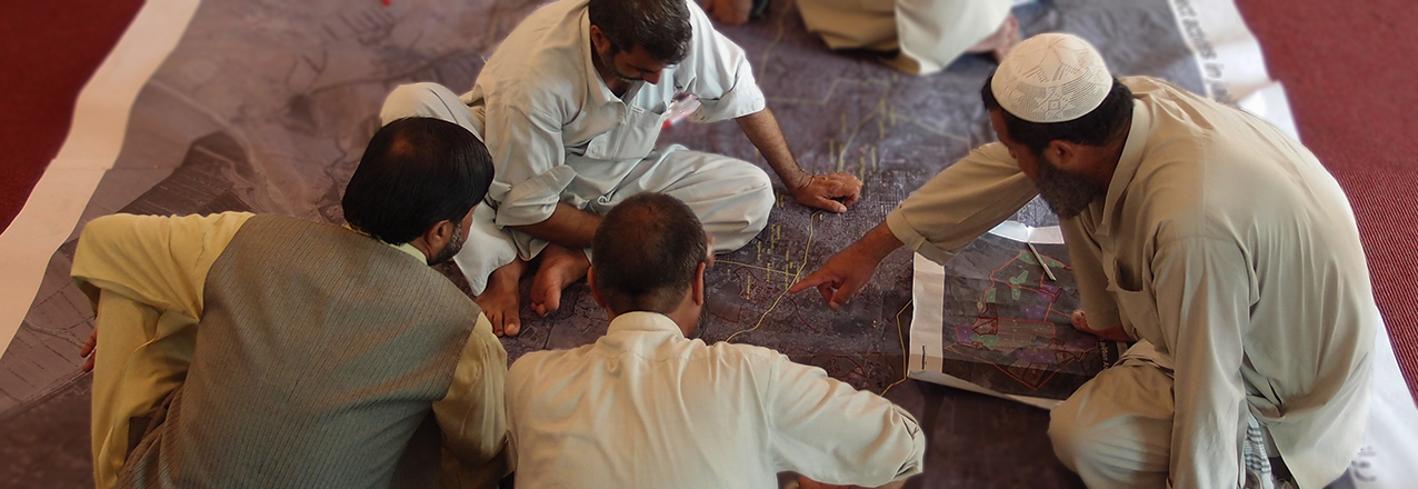 Participatory mapping workshop in Jalalabad, Afghanistan