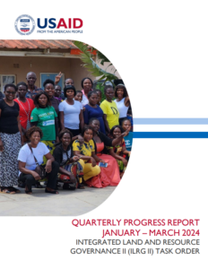thumbnail of the ILRG II quarterly report cover page